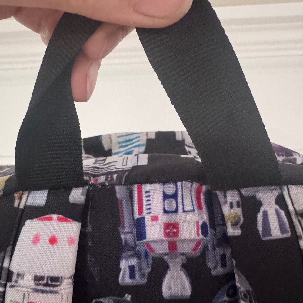 Star Wars R2-D2 Droids All Over Print Backpack Black Astromech Multi Color - Picture 5 of 11